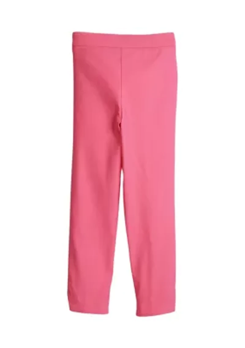 Girls 4-6x Side Slit Pull On Pants