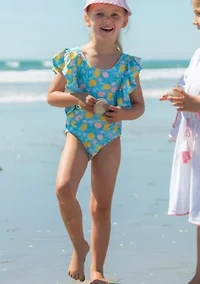 Lemon Drops Wide Frill Swimsuit
