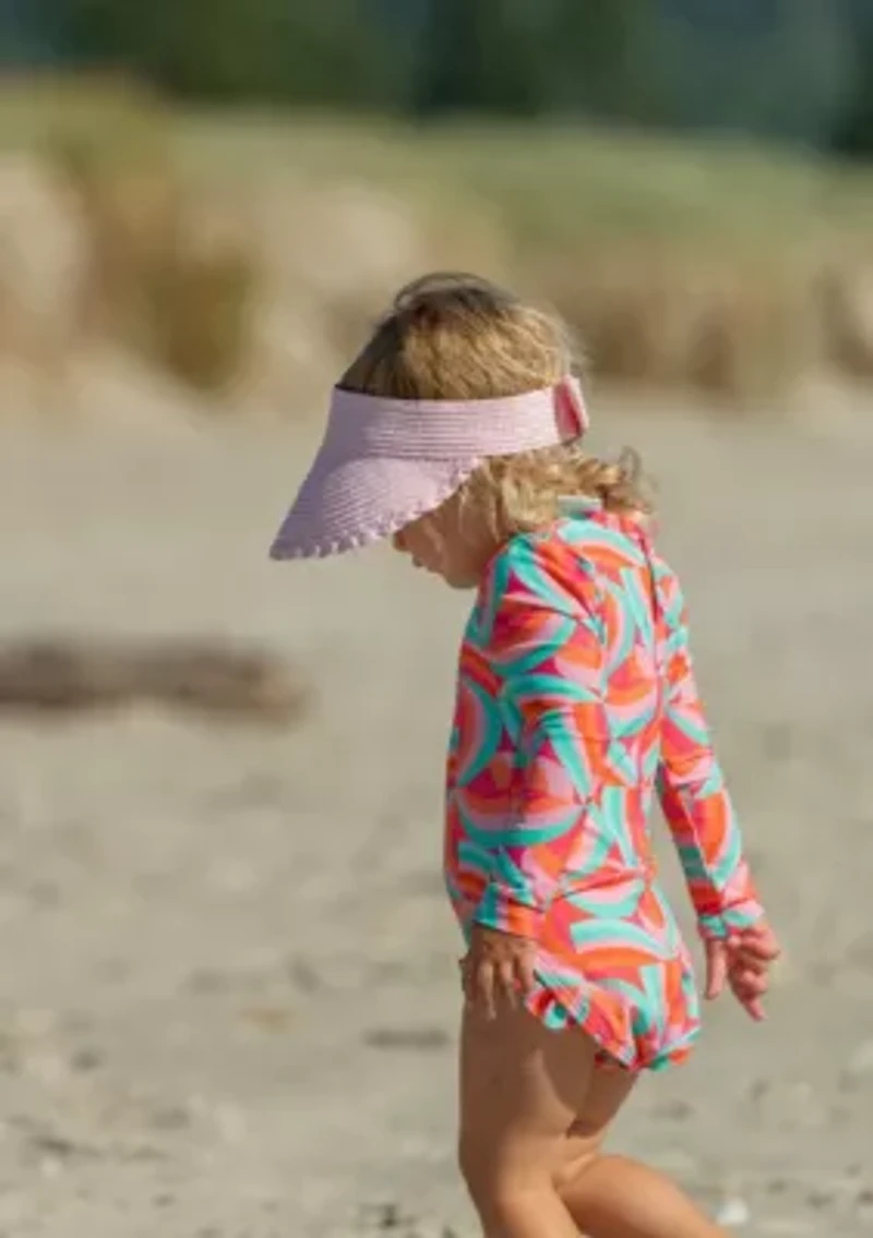 Geo Melon Sustainable LS Surf Suit