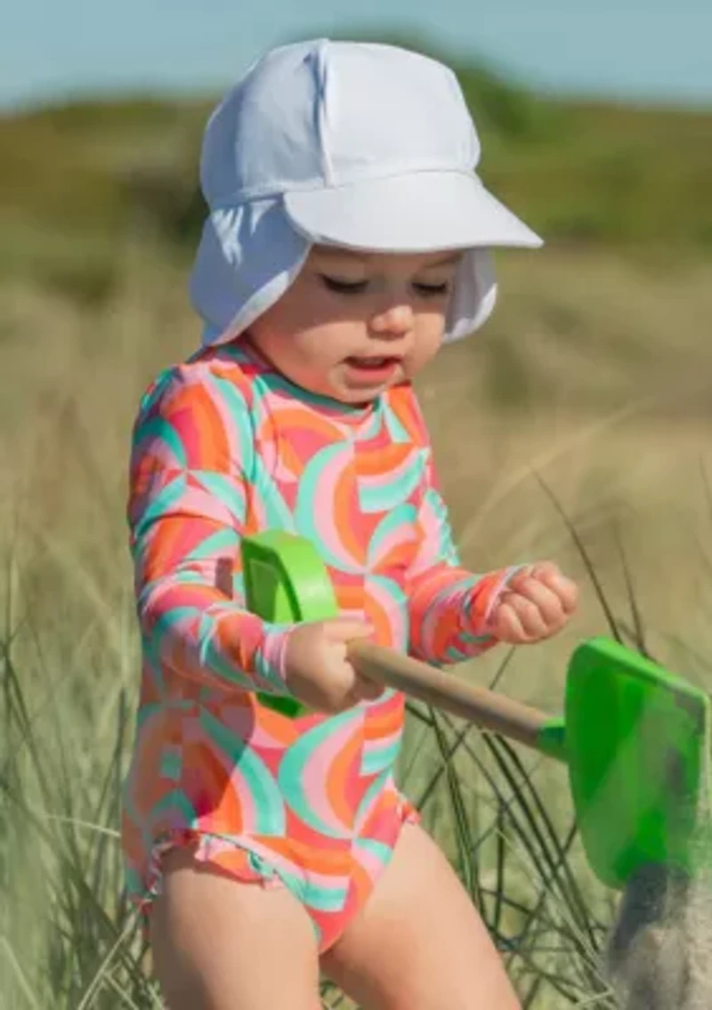 Geo Melon Sustainable LS Surf Suit