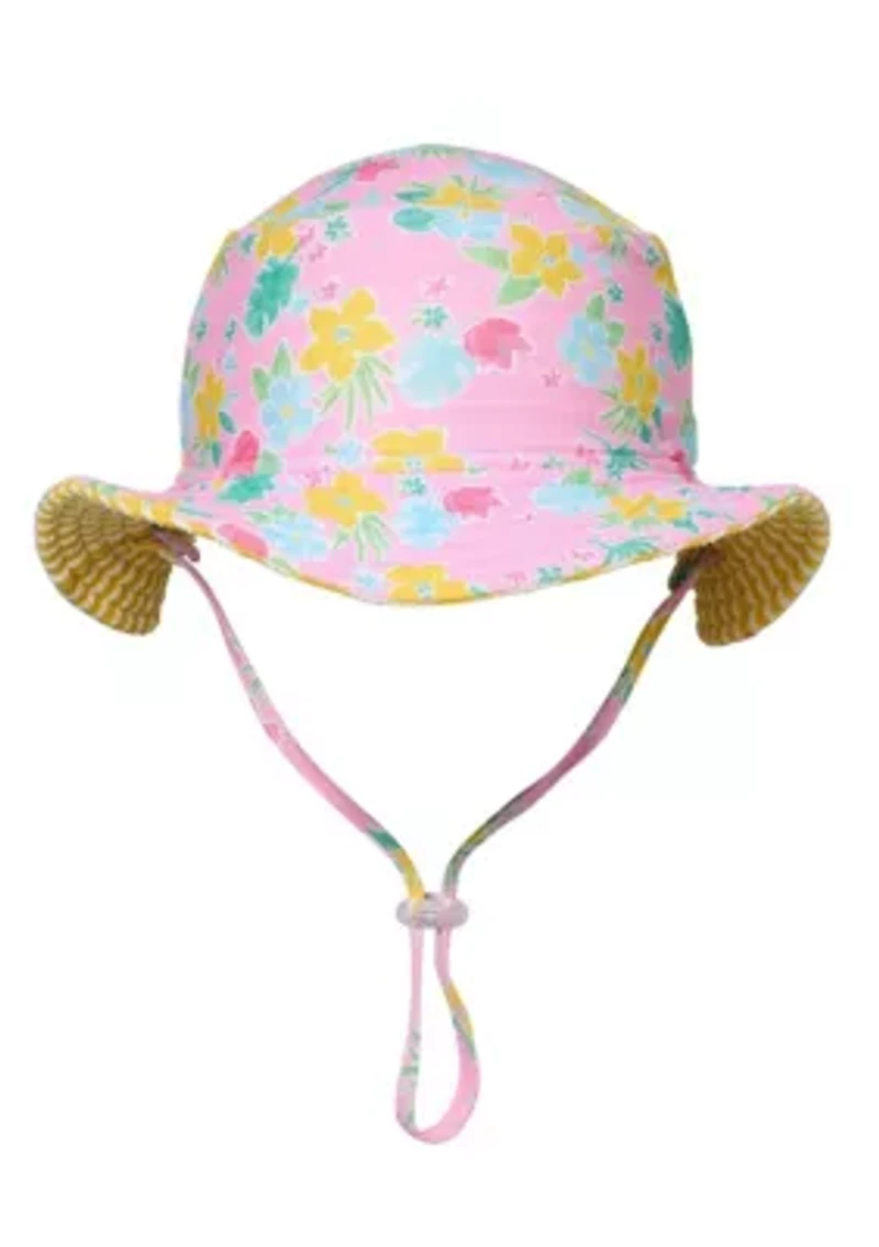 Snapper Rock Buttercup Bloom Reversible Bucket Hat