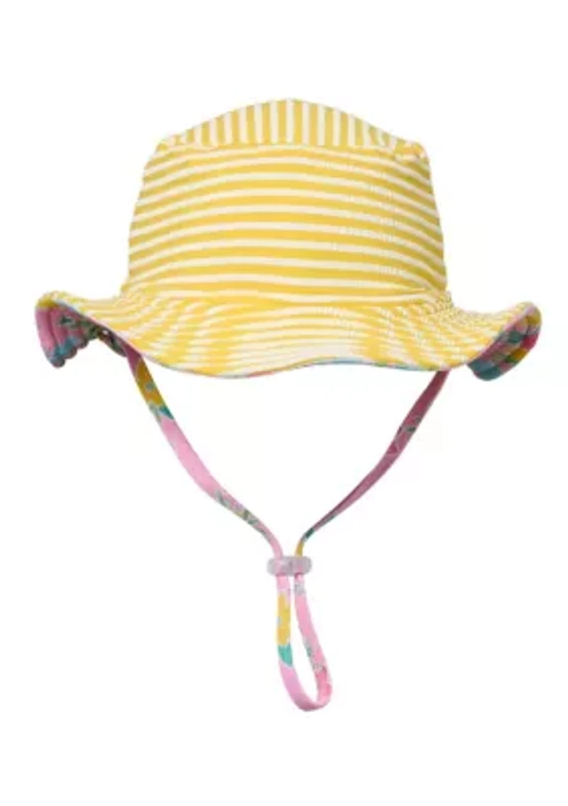 Snapper Rock Buttercup Bloom Reversible Bucket Hat