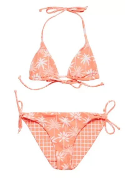 Snapper Rock Cali Palms Teen Recycled Triangle Bikini