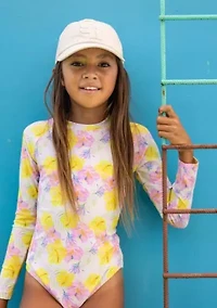 Snapper Rock Aloha Vacay Recycled LS Surf Suit