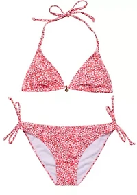 Snapper Rock Ditsy Bloom Teen Triangle Bikini