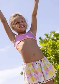 Snapper Rock Vacay Pop Recycled Crop Bikini