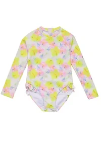 Snapper Rock Aloha Vacay Recycled Leg Frill Surf Suit