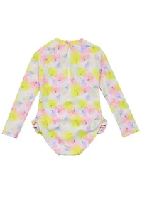 Snapper Rock Aloha Vacay Recycled Leg Frill Surf Suit