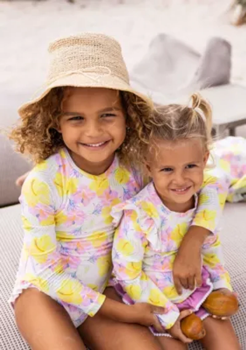 Snapper Rock Aloha Vacay Recycled Leg Frill Surf Suit