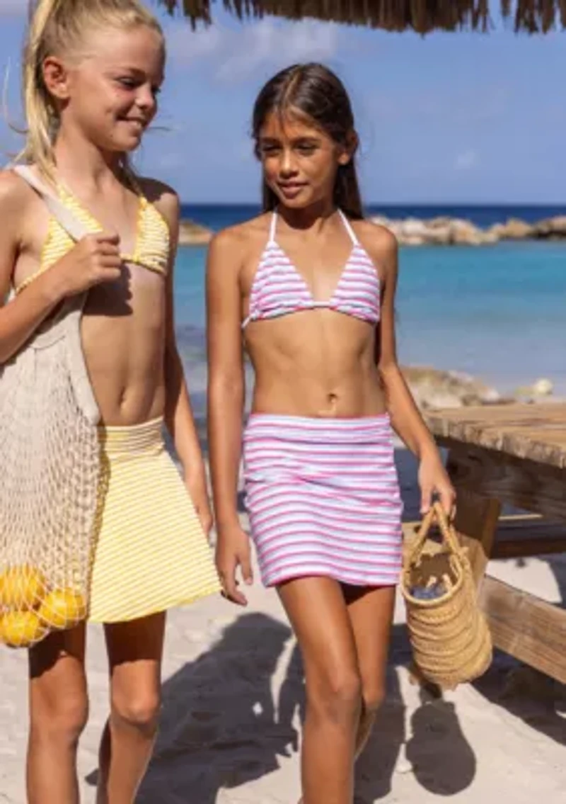 Snapper Rock Sorbet Stripe Teen Triangle Bikini