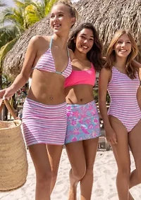 Snapper Rock Sorbet Stripe Teen Triangle Bikini