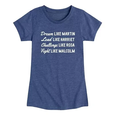 Girls 7-16Dream like Martin Graphic Tee