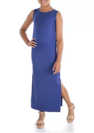 Girls Side Slit Maxi Dress
