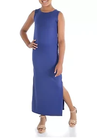 Girls Side Slit Maxi Dress