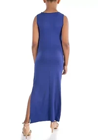 Girls Side Slit Maxi Dress