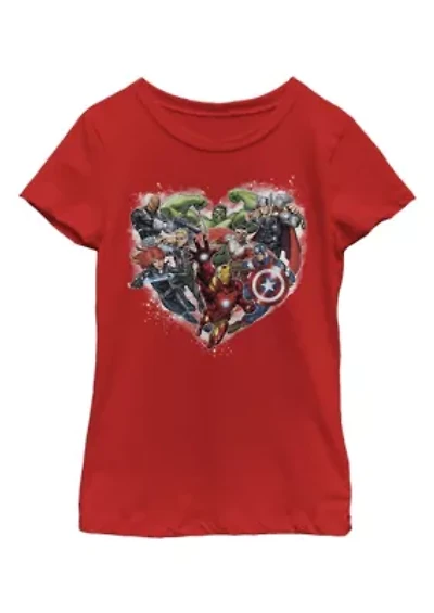 Avenger Heart Graphic T-Shirt
