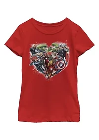 Avenger Heart Graphic T-Shirt