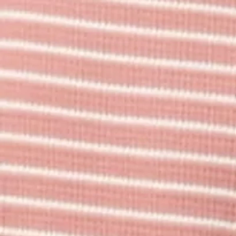 Girls 7-16 Waffle Knit Stripe Dress with Ruffle Hem
