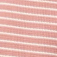 Girls 7-16 Waffle Knit Stripe Dress with Ruffle Hem