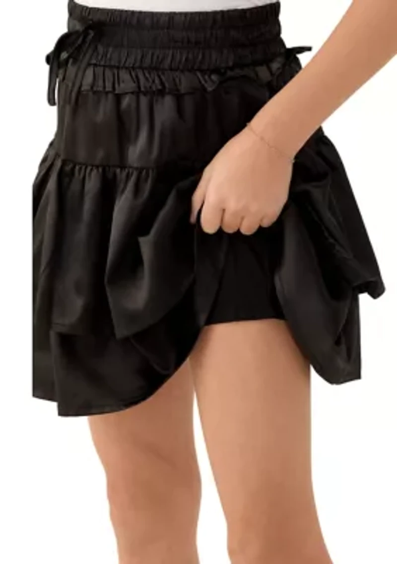 Girls 7-16 Ruffle Tiered Skirt