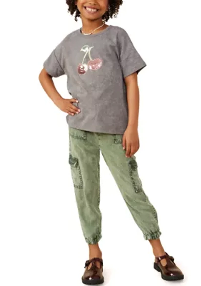 Girls 7-16 Sequin Cherry T-Shirt