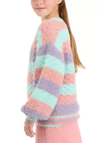 Girls 7-16 Color Block Brights Sweater