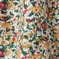 Girls 7-16 Wavy Twill Trimmed Print Skirt