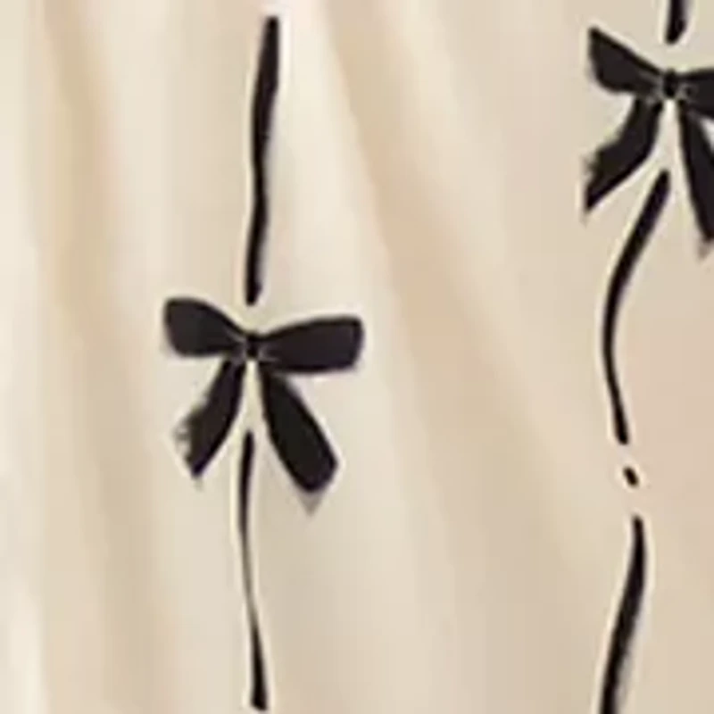Girls 7-16 All Over Bow Print Belted Dress