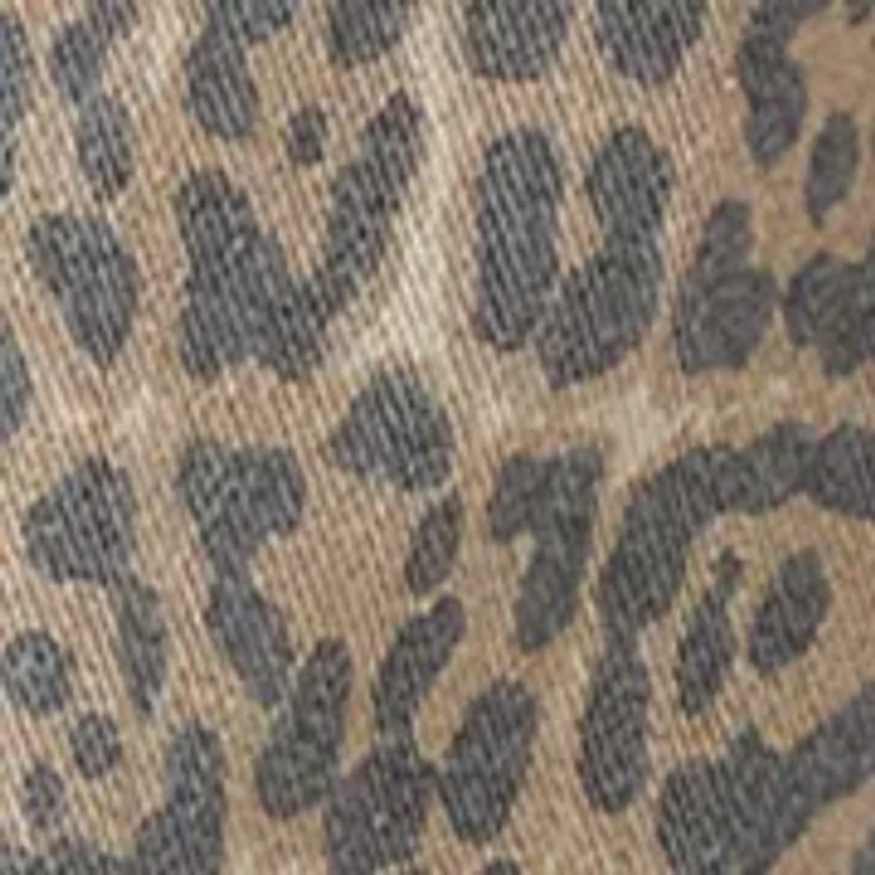 Girls 7-16 Washed Leopard Print Pants