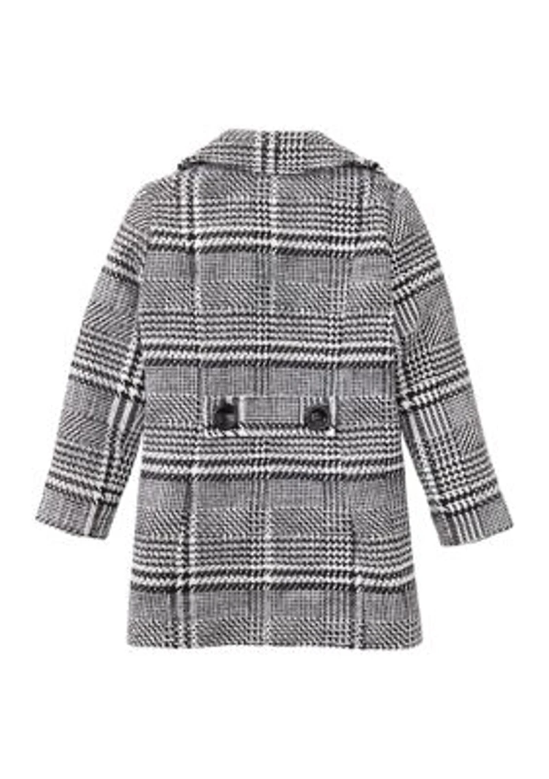 Girls 4-6x Faux Wool Peacoat