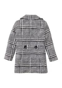 Girls 4-6x Faux Wool Peacoat