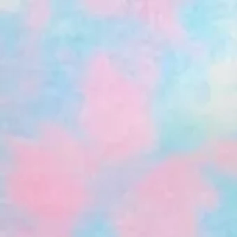 Girls 7-16 Tie Dye Smile Printed Plush Shorts