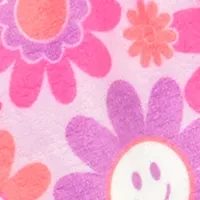 Girls 7-16 Groovy Smiles Plush Sleep Shorts