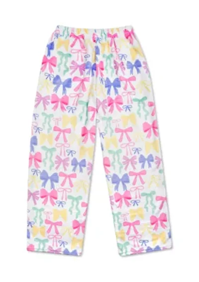 Girls 7-16 Pretty bows Plush Pants
