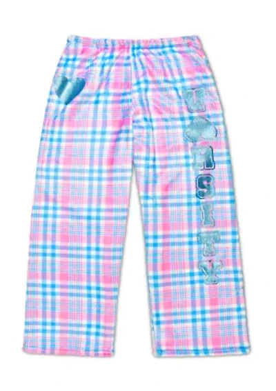 Girl 7-16 Varsity Plaid Plush Pants