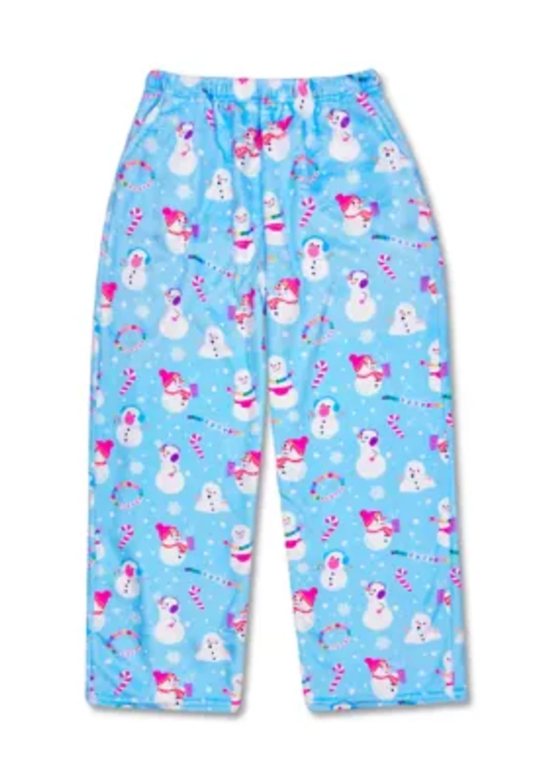 Girls 7-16 Snow Day Plush Pants