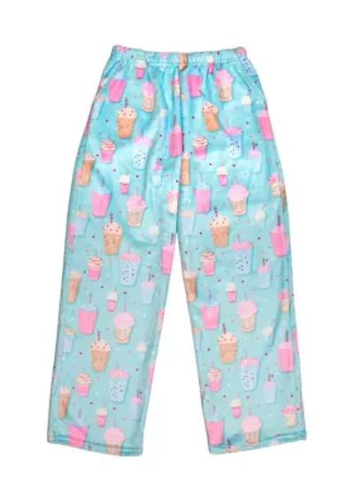 Girls 7-16 Milkshake Plush Pajama Pants