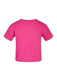 Girls 7-16 Knot Front Super Soft T-Shirt