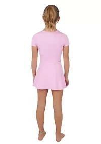 Girls 7-16 Maisie Top and Crossover Skort Set