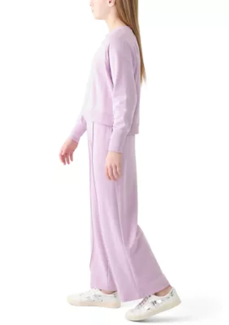 Girls 7-16 French Terry Pants Set