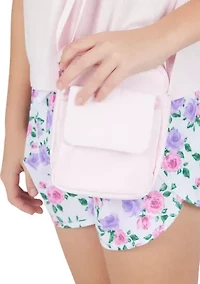 Girls 7-16 Super Soft Boxy T-Shirt and Shorts Set
