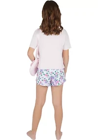 Girls 7-16 Super Soft Boxy T-Shirt and Shorts Set