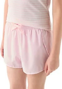 Girls 7-16 Lux Nicki Basic Fitted T-Shirt and Shorts Set