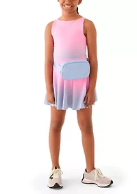 Girls 7-16 Dip-Dyed Active Set