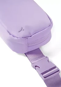 Girls 7-16 Super Soft Twist Top, Shorts, and Bag Set