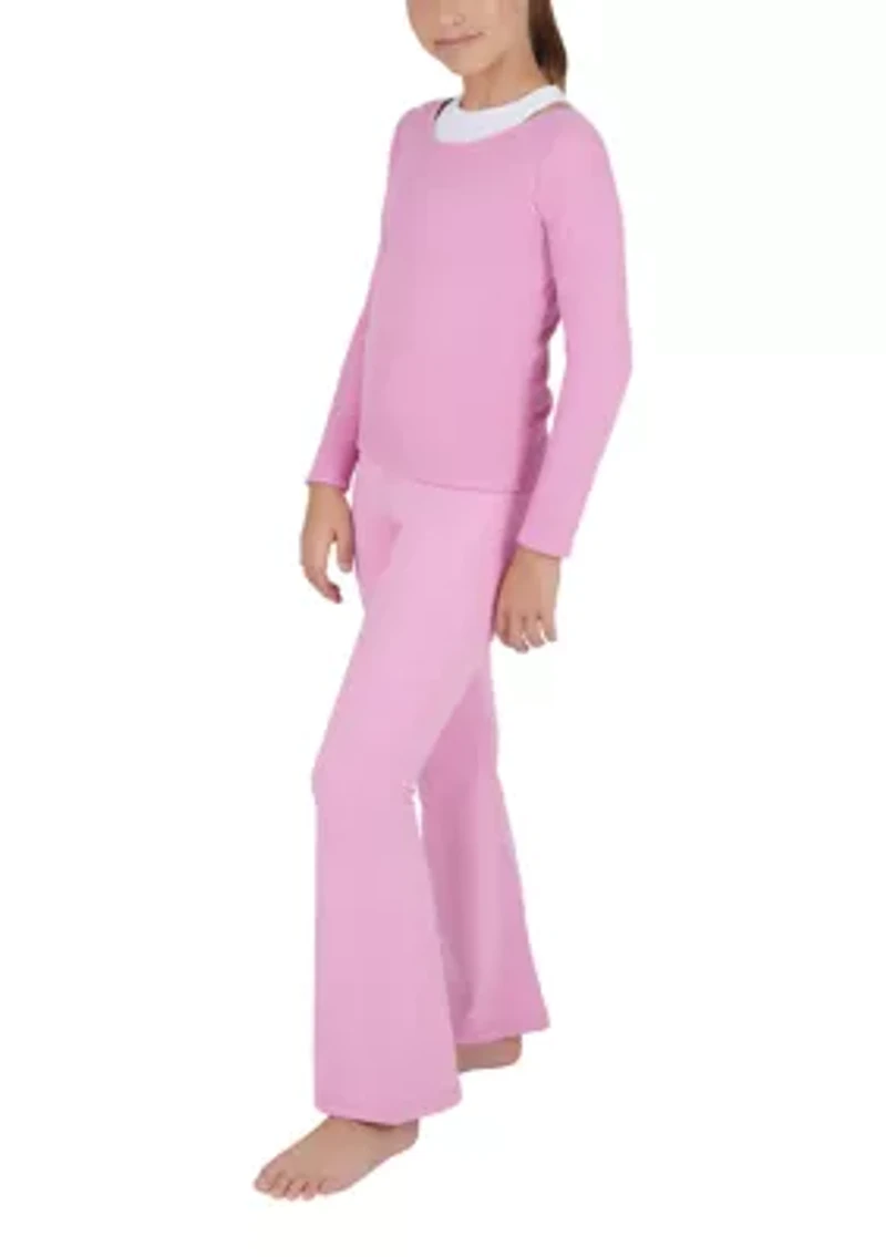 Girls 7-16 Long Sleeve Top and Pants Set