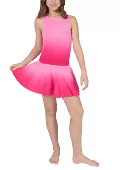Girls 7-16 Seamless Dip Dye Motion Set