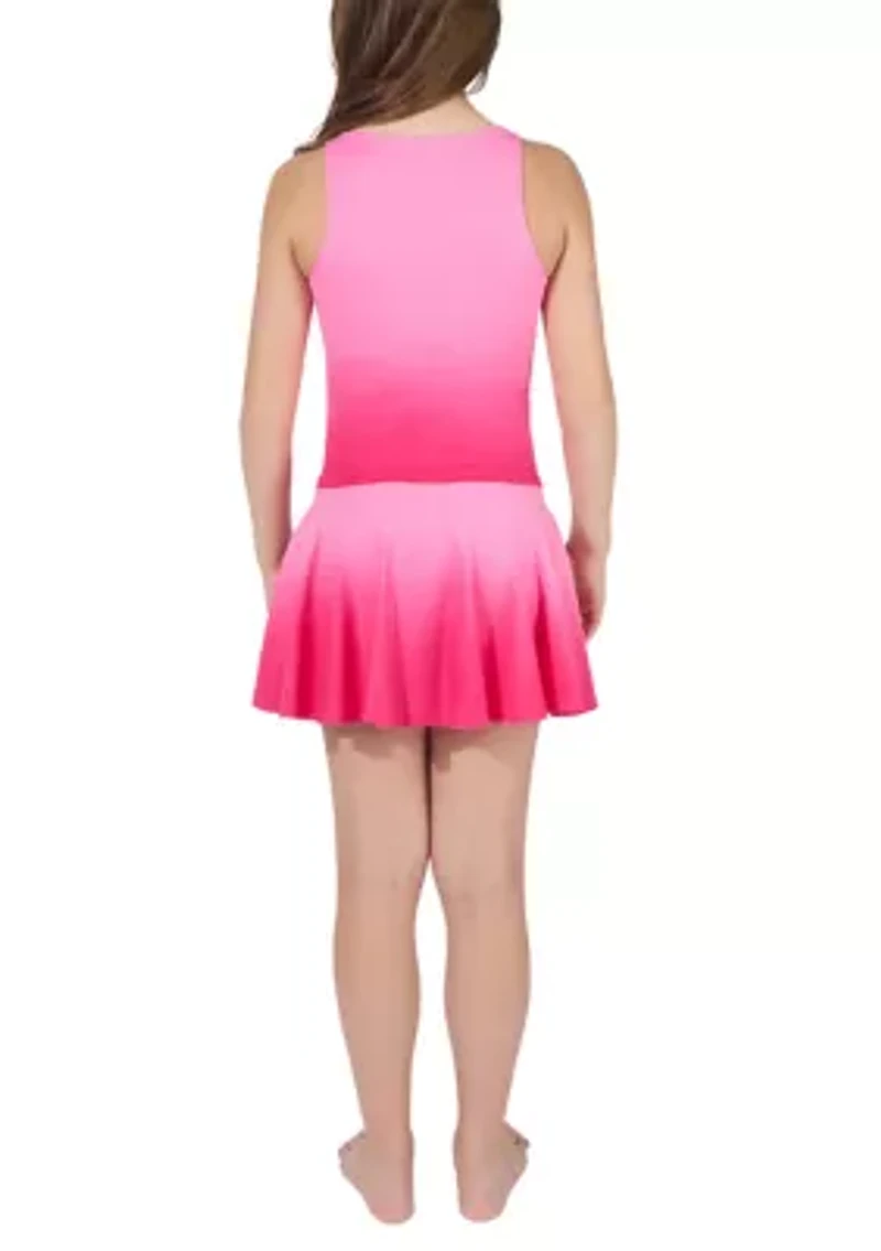 Girls 7-16 Seamless Dip Dye Motion Set