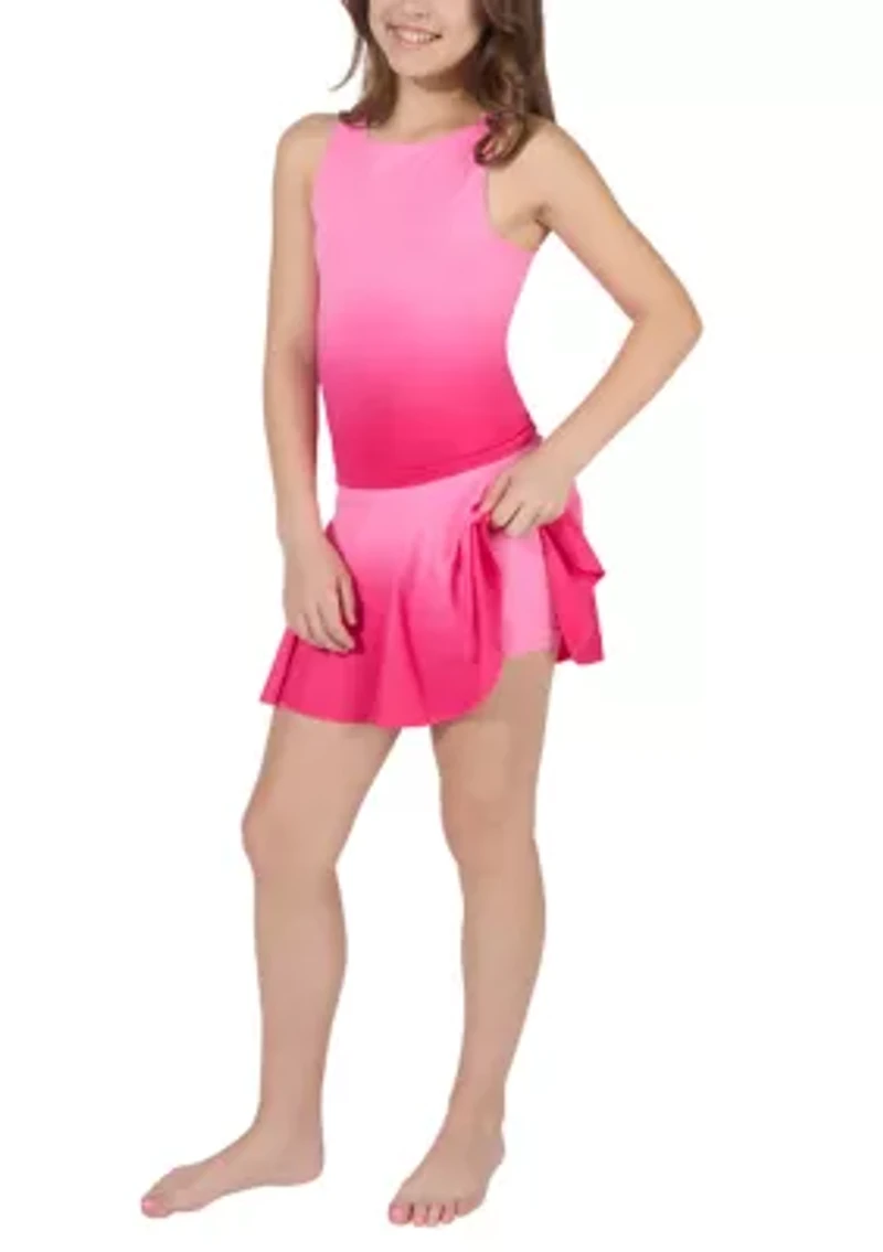 Girls 7-16 Seamless Dip Dye Motion Set