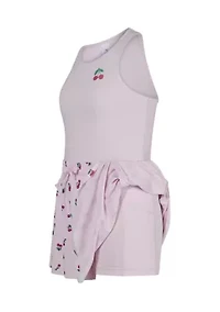 Girls Lunatek Tank & Running Skort Set